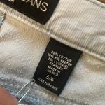 EXPRESS Corduroy Skirt Size 5/6 Light Blue Front Slit Career Work Preppy Casual Photo 3