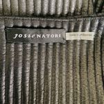 Josie Natori Black Ottoman Shine Coat Short Sleeve Kimono Cover Photo 7