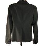 Theory  Womens Fitted Wool Blazer Smokey Gray Lined Pockets One Button Size 0 u Photo 2