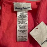 Tommy Bahama  St. Lucia Coral Linen Blend Split Shoulder Dress Cover Up Size Lg Photo 4