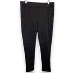 Andrew Marc Black Soft Stretch Faux Suede Pull On Pants Photo 1