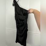 Suzi Chin for Maggy Boutique Off the Shoulder Black Cocktail Hoco Dress Size 8 Photo 1