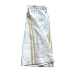 Lilly Pulitzer Mila White Corded Floral Lace Gold Side Lace Dress Retail $228 Photo 8