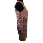 a.n.a NEW -Kaci Ombre Bronze Sequin One Shoulder Stretch Formal Classy Party Dress Photo 3