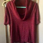 Apt. 9  Vibrant Red Women's cowl neck sweater 0X Photo 0