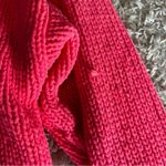 Aerie hot pink knit v neck sweater size large Photo 1