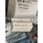 MOTHER Denim Jeans Women Light Wash Star Embellished Straight Leg Blue Size 25 Photo 16