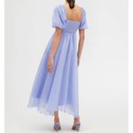 Hill House NEW The Matilda Dress in Hyacinth Organza Dot Size XS Photo 3