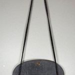 Vintage Marty Fuerst Detroit Suede Leather Purse Gray Floral Crossbody Clutch Photo 6