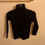 Tuckernuck Pomander Place  Arlo Ribbed Turtleneck in Black Photo 2