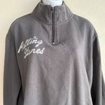 The Rolling Stones Womens Sweatshirt Medium 1/4 Zip Graphic Pullover Photo 2