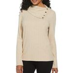 Rafaella Oatmeal Heather cowl neck sweater - 
NWT Photo 0