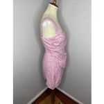 Reformation New  Kerrigan Linen‎ Dress in Babygirl Pink Size 10 Photo 4