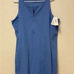 Spanx NWT Cornflower Blue Zip Front Racerback Dress Size 2X Photo 6