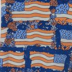 LuLaRoe  Patriotic American Flag Print Leggings - One Size Photo 1
