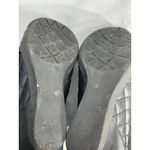 Madden Girl Womans Baaxter Size 8 Black Zip Up Lace Up Quilted Wedge Ankle Boots Photo 7