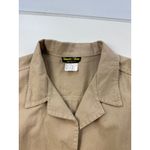 Stuart Alan Vintage 2 Piece Dress Set w/Vest Button Front Tan Maxi Dress Size 14 Photo 6