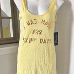 Wildfox SUN Sunny Days Poolside Scoop Neck Swim CoverUp Size S, New w/Tag Photo 0