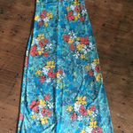 LuLaRoe  colorful flower M Dani sleeveless knit coconut girl island maxi dress Photo 0