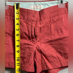 J.Crew Women Chino Broke-in Red/Orange Shorts Size 8. Photo 4