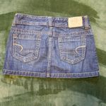 American Eagle Dark Denim Mini Skirt 6 Photo 2