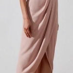 Shona joy  Core Cocktail Tulip Hem Dress Light Pink Coral Size 2 Photo 0