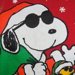 Vintage 70s Peanuts Snoopy Joe Claus Christmas Sweatshirt Size M Photo 3