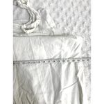 Aerie NEW White Linen Blend Braided Halter Hi-Low Summer Boho Maxi Dress M Photo 8