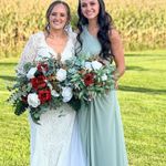 Azazie Bridesmaids Dress BROOKE AGAVE Photo 1