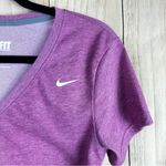 Nike Dri-fit Slim Fit Women's V-Neck Short Sleeve Tee Photo 1