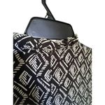 ZARA Long Sleeve Dress Peephole Tie Lightweight Black White Size L Photo 2