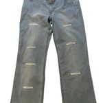 Very Vera Rhinestone Embellished Light Wash Jeans, Sz 14 Blue Photo 4