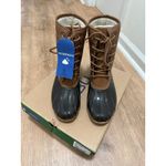 Jbu  | Women's Brown Waterproof Rain Duck Boots Photo 2