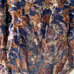 Vintage My Boyfriend’s Back Women’s Blazer Jacket One Size Floral Velvet Retro Photo 5