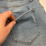 REWASH ‎ Light Denim Super High Rise Fringe Shorts (13/31) Photo 5