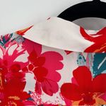 NWT Emily Wonder Women's Floral Short Sleeve Top Blouse Multi Photo 9