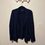 Talula  Aritzia Kent Navy Notched Lapel Open Front Blazer Suit Jacket Women's 10‎ Photo 1