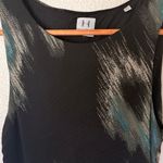 H by Halston H Halston Dress Sheath Cocktail Ruched Sleeveless Black Blue Size S Photo 4