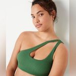 PINK - Victoria's Secret NEW  One Shoulder Swim Top Size Medium Photo 1