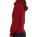 Wonderly  womens medium long sleeve cowl neck pullover sweater gourmet red new Photo 4