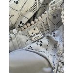 Angel Biba  Baby Blue Lace Asymmetrical Hem Fitted Dress Women’s Size Medium Photo 11