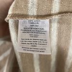 Faherty Linen Oceanside Striped Top in Neutral (M) Photo 7