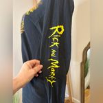 Rick And Morty Adult Swim Shirt Long Sleeve Psychedelic Graphic Tee Size Medium Black Photo 3