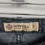 Just USA Black Distressed Cutoff Shorts Size 5 Photo 3