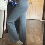Lucky Brand Foldover Wide Leg Grey Sweater Pant Photo 3