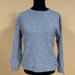 Michael Kors 🛍️ MICHAEL  Gray Wool Blend Ribbed Long Sleeve Crewneck Sweater XS Photo 0