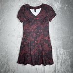 Disney Dress Womens Small Red Black Mulan Button Front Hot Topic Casual Fandom Photo 1