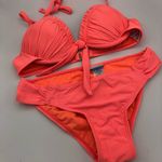 California Waves push-up neon pink Bikini Top Size Medium M Photo 4