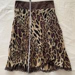Leopard Print Midi Skirt Multiple Photo 4