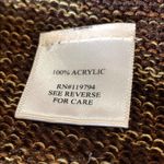 One World Brown Asymmetrical Knit Shrug Photo 9